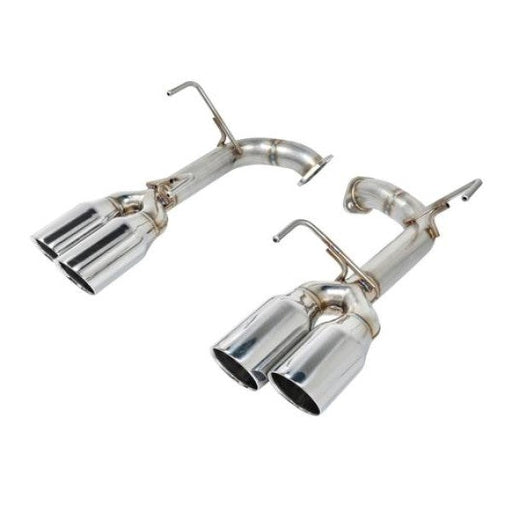 Remark 4 Inch Axleback Muffler Delete Set - Subaru WRX/STI 2015-2021 (Double Wall Stainless Tips)