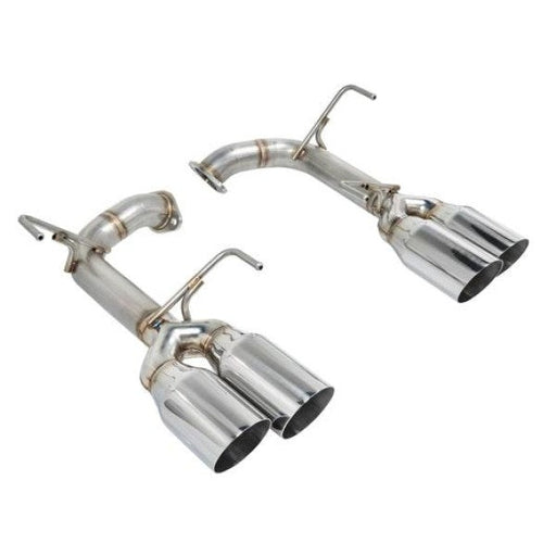 Remark 4 Inch Axleback Muffler Delete Set - Subaru WRX/STI 2015-2021 (Single Wall Stainless Tips)