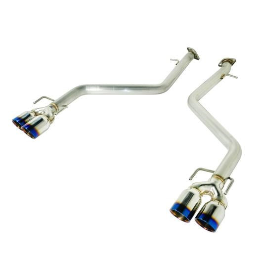 Remark Axleback Muffler Delete Set - Lexus IS 2017-2019 (Double Wall Burnt Stainless Tips)