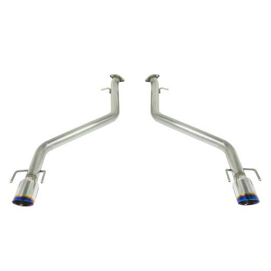 Remark Axleback Muffler Delete Set - Lexus IS 2021+ (Double Wall Burnt Tips)