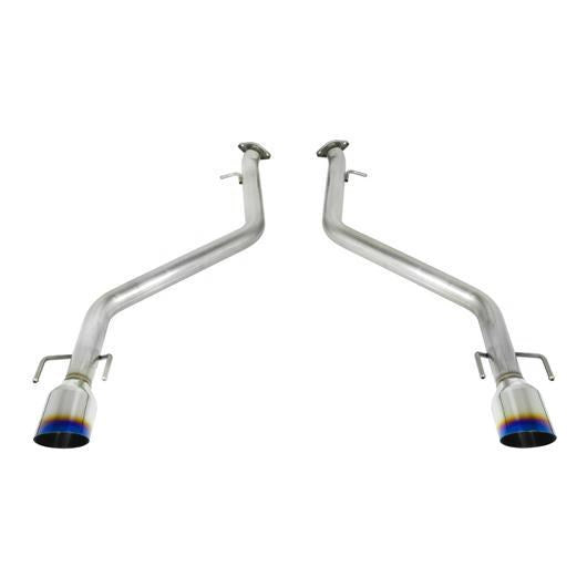 Remark Axleback Muffler Delete Set - Lexus IS 2021+ (Single Wall Burnt Tips)