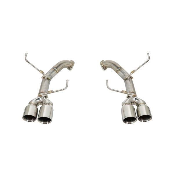 Remark Axleback Muffler Delete Set - Subaru WRX/STI Sedan 2008-2014 (Double Wall Stainless Tips)