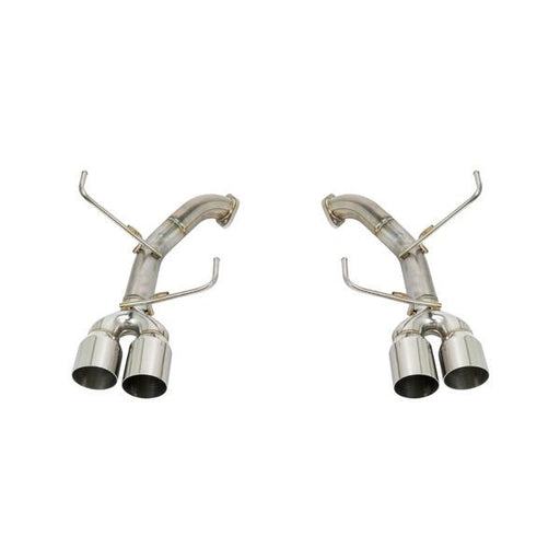 Remark Axleback Muffler Delete Set - Subaru WRX/STI Sedan 2008-2014 (Single Wall Stainless Tips)