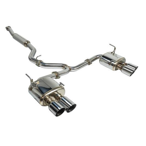 Remark Resonated Cat-Back Exhaust - Subaru WRX/STI 2015-2021 (Stainless Tips)