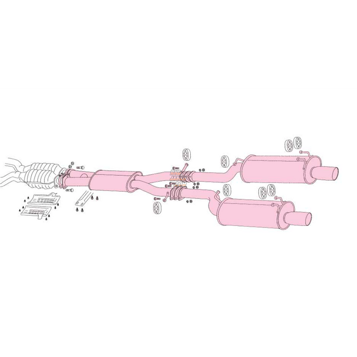 Fujitsubo Legalis R Exhaust System 101.6mm Slash R/L - Fairlady Z GCZ32 2by2