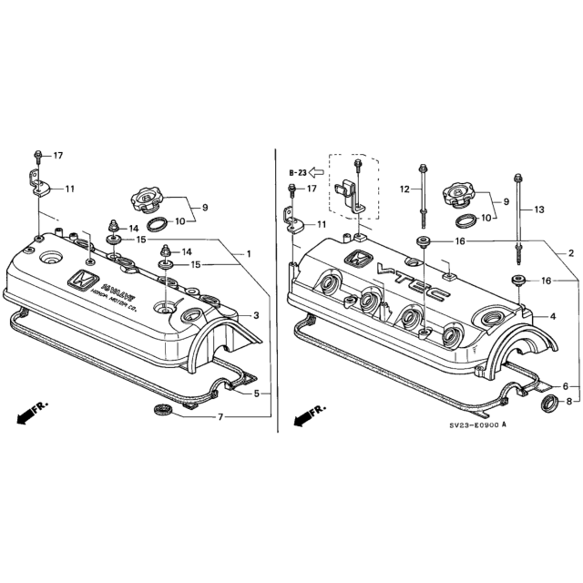 Honda Genuine Rocker Cover Bolt - F20 SOHC