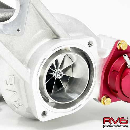 RV6 R660AS Antisurge / T51R RED Ball Bearing Turbo for FK8 2.0T with CF Inlet pipe