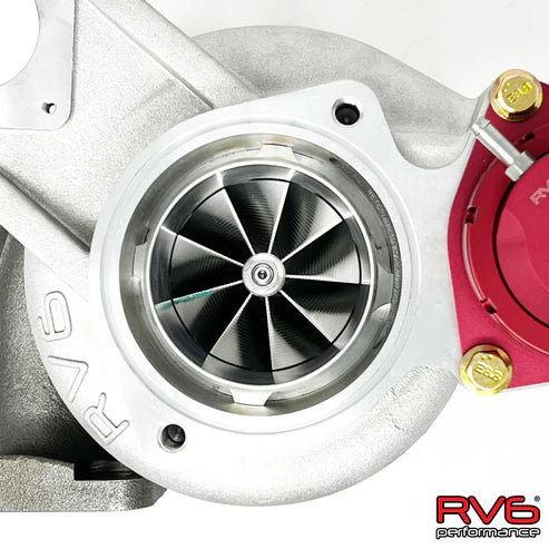 RV6 R660AS Antisurge / T51R RED Ball Bearing Turbo for FK8 2.0T with CF Inlet pipe