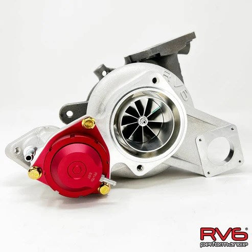 RV6 R660AS Antisurge / T51R RED Ball Bearing Turbo for FK8 2.0T with CF Inlet pipe