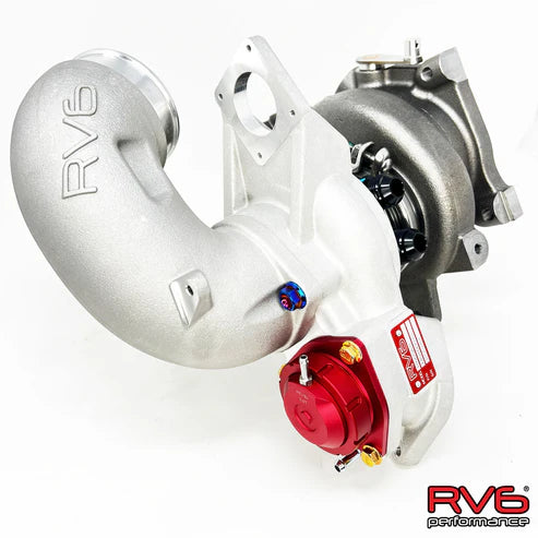 RV6 R660AS Antisurge / T51R RED Ball Bearing Turbo for (FL5/DE5) 2.0T with CF Inlet pipe