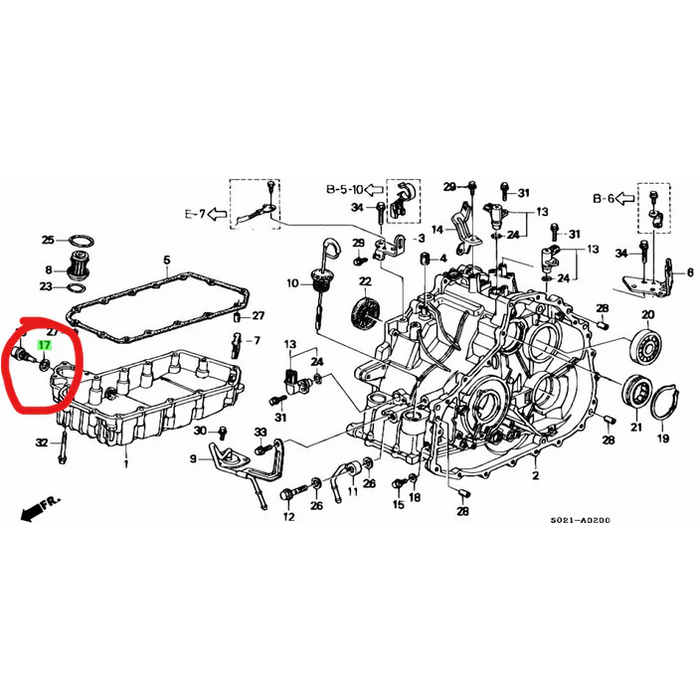 Honda Genuine Sump Plug Washer