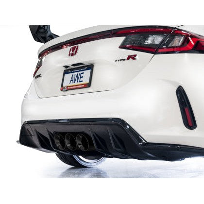 AWE Tuning 2023 Honda Civic Type R FL5 Track Edition Exhaust w/ Triple Diamond Black Tips