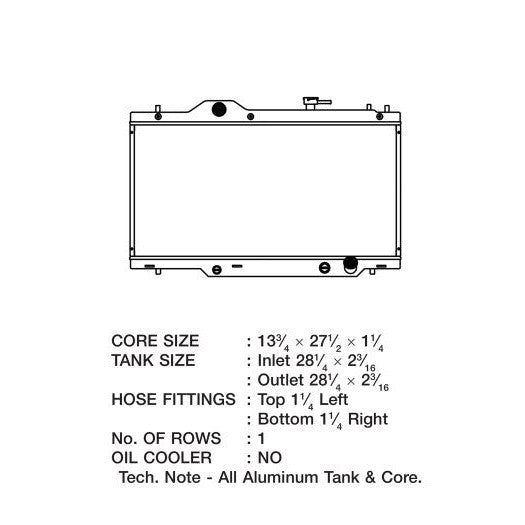 CSF Honda DC5 Radiator