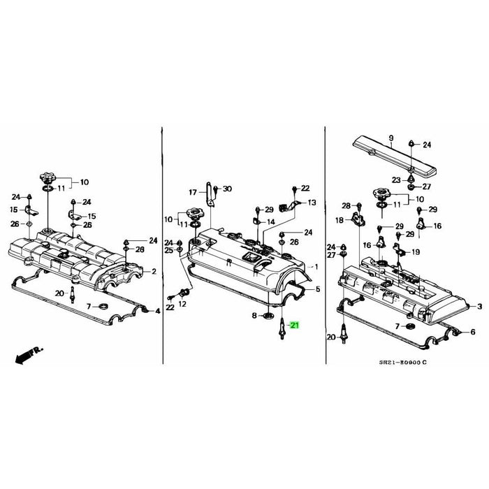 Honda Genuine Rocker cover Bolt - D Series