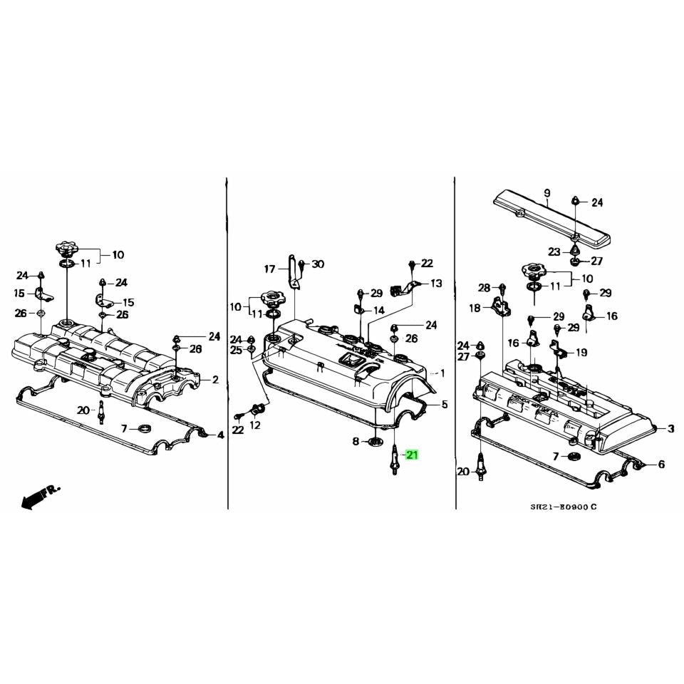 Honda Genuine Rocker cover Bolt - D Series