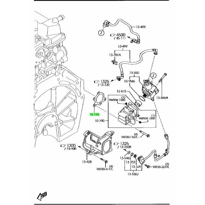 Mazda HPFP Housing Gasket MS3/MS6