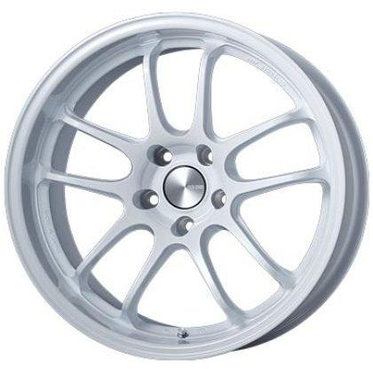 Enkei PF01EVO 18x9.5 0mm Offset 5x114.3 75mm Bore Pearl White Wheel - Special Order