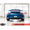 AWE Tuning Porsche 991 GT3 / RS Center Muffler Delete - Chrome Silver Tips