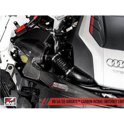 AWE Tuning Audi B9 S4/S5 3.0T Carbon Fiber AirGate Intake w/o Lid