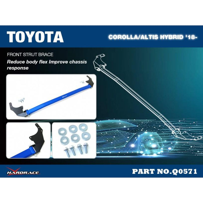 Hard Race Front Strut Bar Toyota, Corolla/Altis/Auris, Altis E210 18-