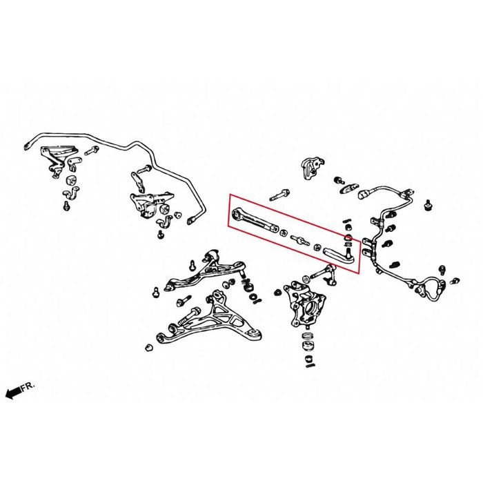 Hard Race Rear Toe Kit Honda/Acura Nsx '91-05
