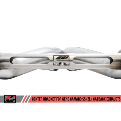 AWE Tuning 16-19 Chevy Camaro SS Non-Res Cat-Back Exhaust - Track Edition (Quad Chrome Silver Tips)