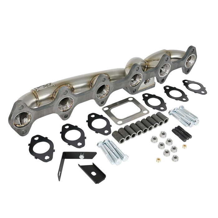 aFe Power Twisted Steel 304 Stainless Steel Header Dodge Diesel Trucks 03-07 L6-5.9L (td)