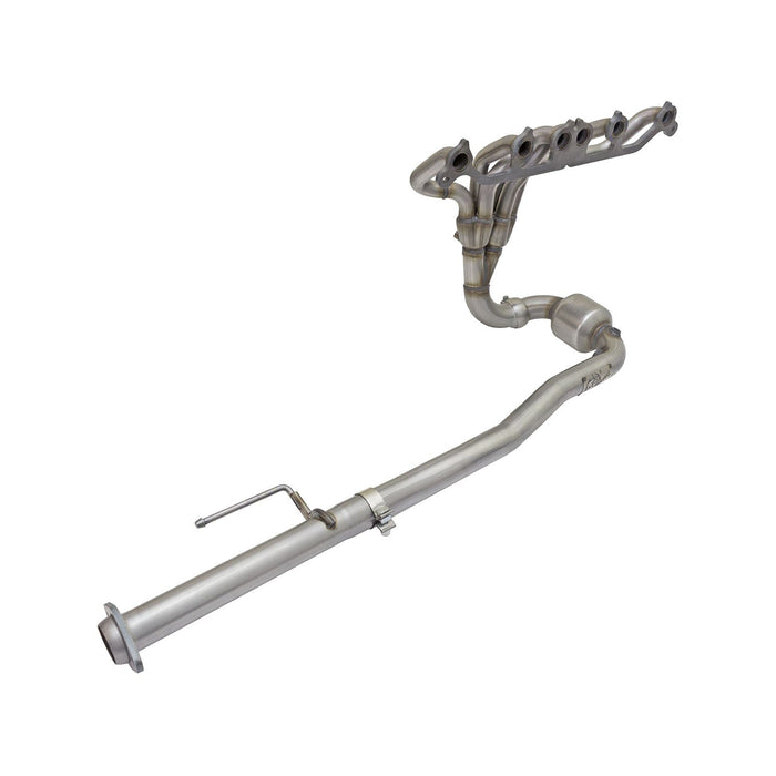 aFe Power Twisted Steel Header & Mid Pipe 409 Stainless Steel w/ Cat Jeep Wrangler (TJ) 04-06 L6-4.0L