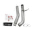 aFe Power Large Bore-HD 5 IN DPF-Back Stainless Steel Exhaust System Nissan Titan XD 16-19 V8-5.0L (td)