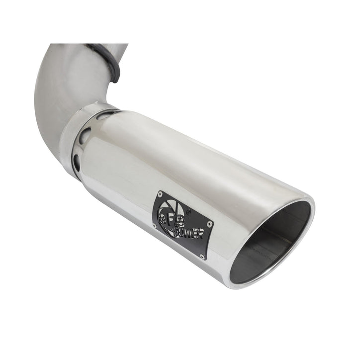 aFe Power Large Bore-HD 5 IN DPF-Back Stainless Steel Exhaust System Nissan Titan XD 16-19 V8-5.0L (td)