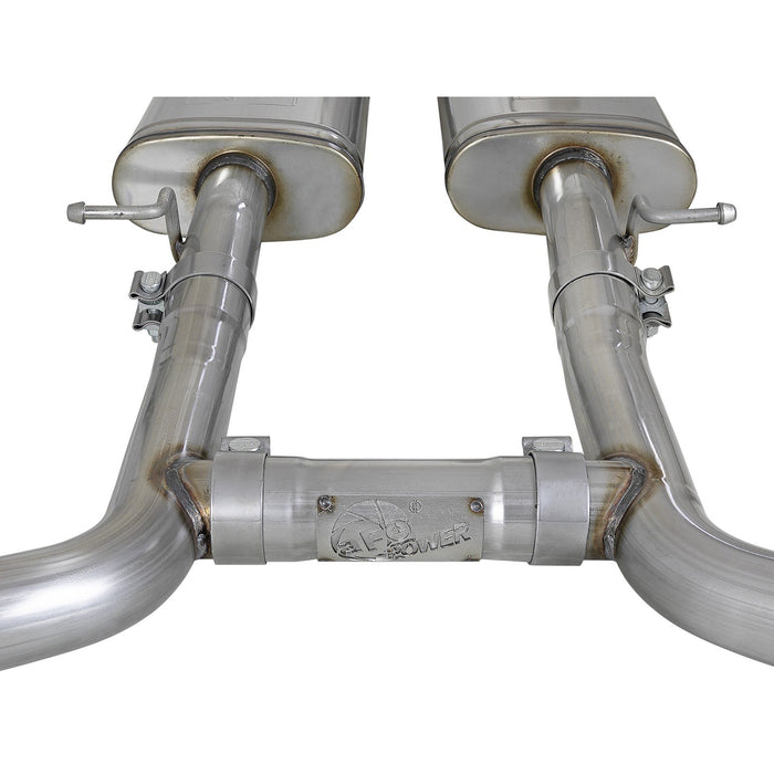 aFe Power Mach Force-Xp 2-1/2 IN 304 Stainless Steel Cat-Back Exhaust System Dodge Challenger 15-20 V6-3.6L