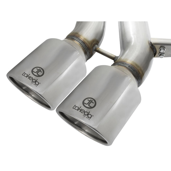 aFe Power Takeda 3 IN 304 Stainless Steel Cat-Back Exhaust System Ford Focus ST 13-18 L4-2.0L (t)