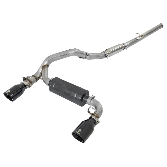 aFe Power Takeda 3 IN 304 Stainless Steel Cat-Back Exhaust System Ford Focus RS 16-18 L4-2.3L (t)