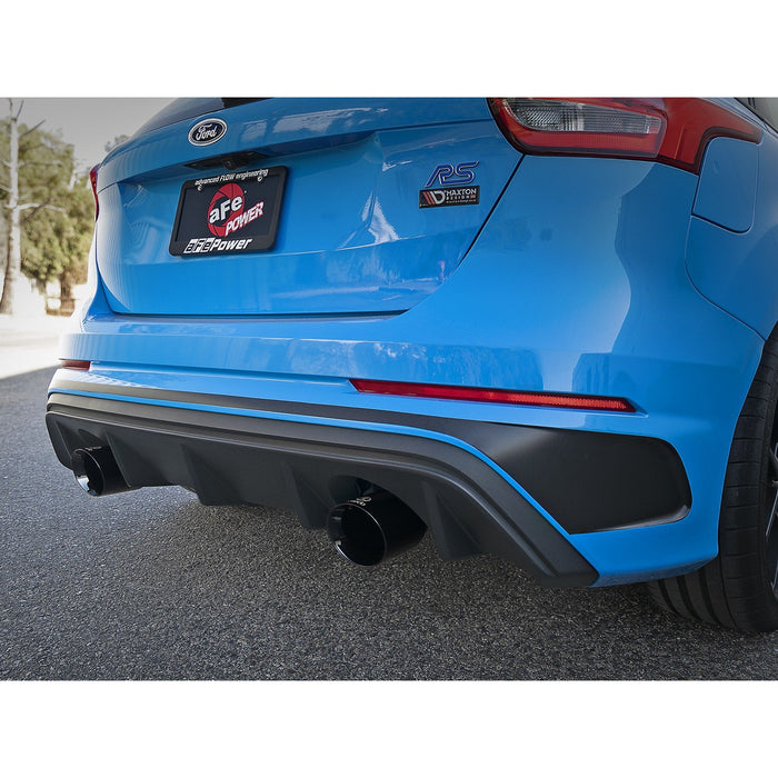 aFe Power Takeda 3 IN 304 Stainless Steel Cat-Back Exhaust System Ford Focus RS 16-18 L4-2.3L (t)