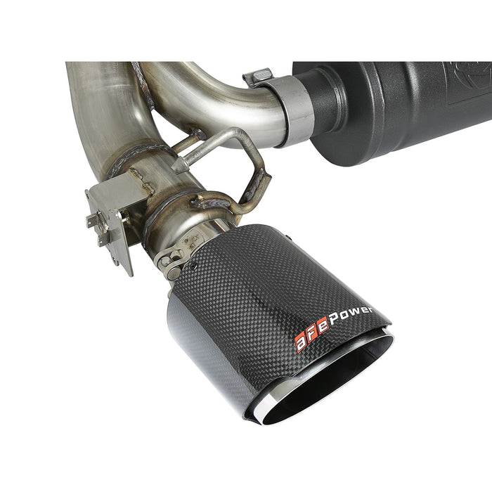 aFe Power Takeda 3 IN 304 Stainless Steel Cat-Back Exhaust System Ford Focus RS 16-18 L4-2.3L (t)