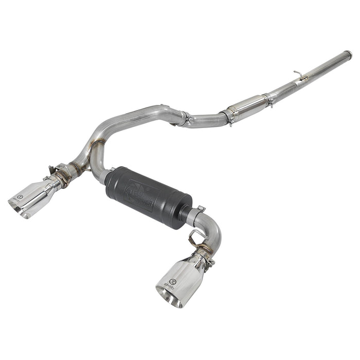 aFe Power Takeda 3 IN 304 Stainless Steel Cat-Back Exhaust System Ford Focus RS 16-18 L4-2.3L (t)