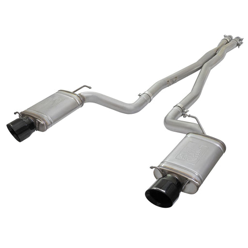 aFe Power Mach Force-Xp 3 IN 304 Stainless Steel Cat-Back Exhaust System Cadillac CTS-V 09-15 V8-6.2L (sc)