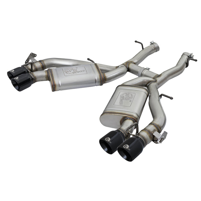 aFe Power Mach Force-Xp 3 IN 304 Stainless Steel Axle-Back Exhaust System Chevrolet Camaro SS 16-20 V8-6.2L (sc)