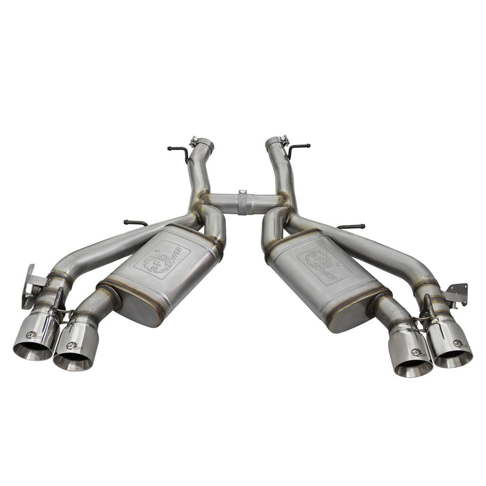 aFe Power Mach Force-Xp 3 IN 304 Stainless Steel Axle-Back Exhaust System Chevrolet Camaro SS 16-20 V8-6.2L (sc)