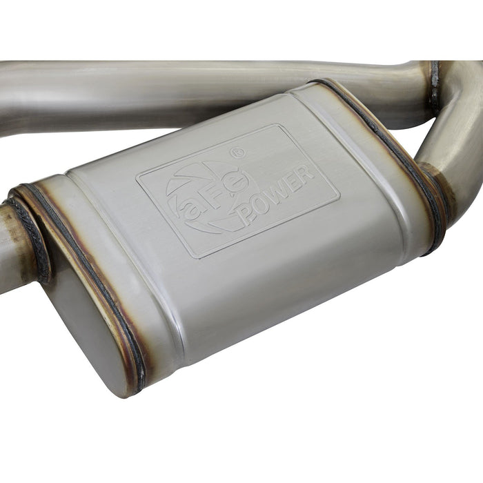 aFe Power Mach Force-Xp 3 IN 304 Stainless Steel Axle-Back Exhaust System Chevrolet Camaro SS 16-20 V8-6.2L (sc)