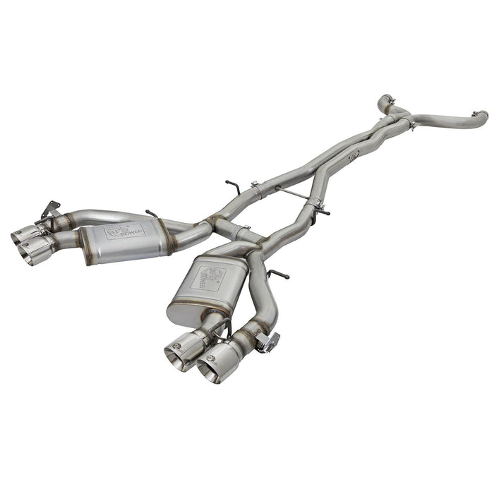 aFe Power Mach Force-Xp 3 IN 304 Stainless Steel Cat-Back Exhaust System Chevrolet Camaro SS 16-20 V8-6.2L (sc)