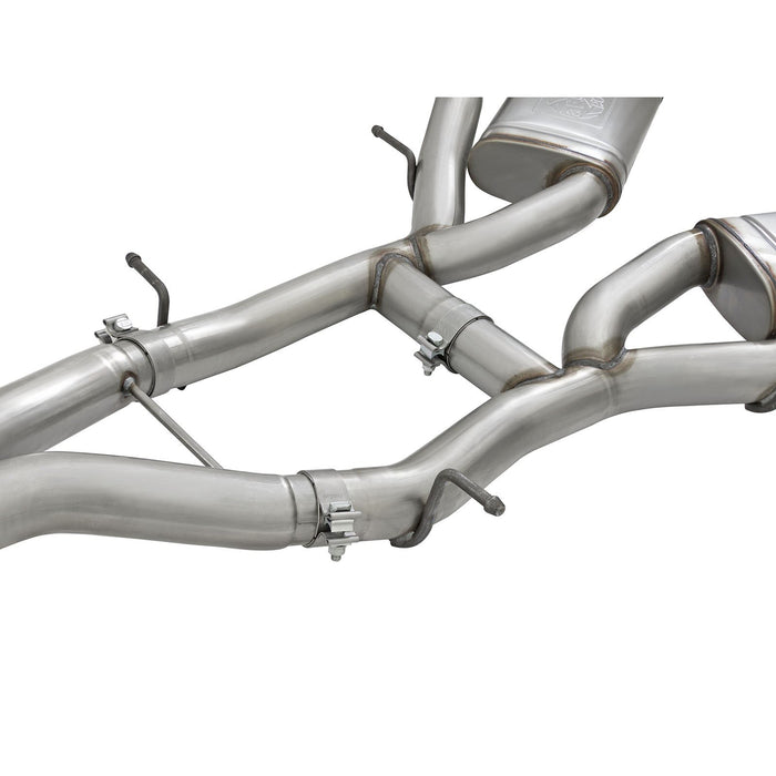 aFe Power Mach Force-Xp 3 IN 304 Stainless Steel Cat-Back Exhaust System Chevrolet Camaro SS 16-20 V8-6.2L (sc)