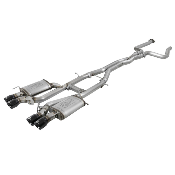 aFe Power Mach Force-Xp 3 IN 304 Stainless Steel Cat-Back Exhaust System Cadillac ATS-V 16-19 V6-3.6L (tt)