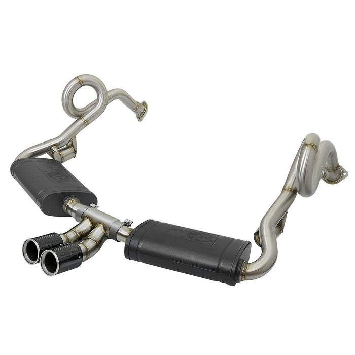 aFe Power Mach Force-Xp 2-1/2 IN to 2 IN Stainless Steel Cat-Back Exhaust System Porsche Cayman S/Boxster S (981) 13-16 H6-2.7L/3.4L