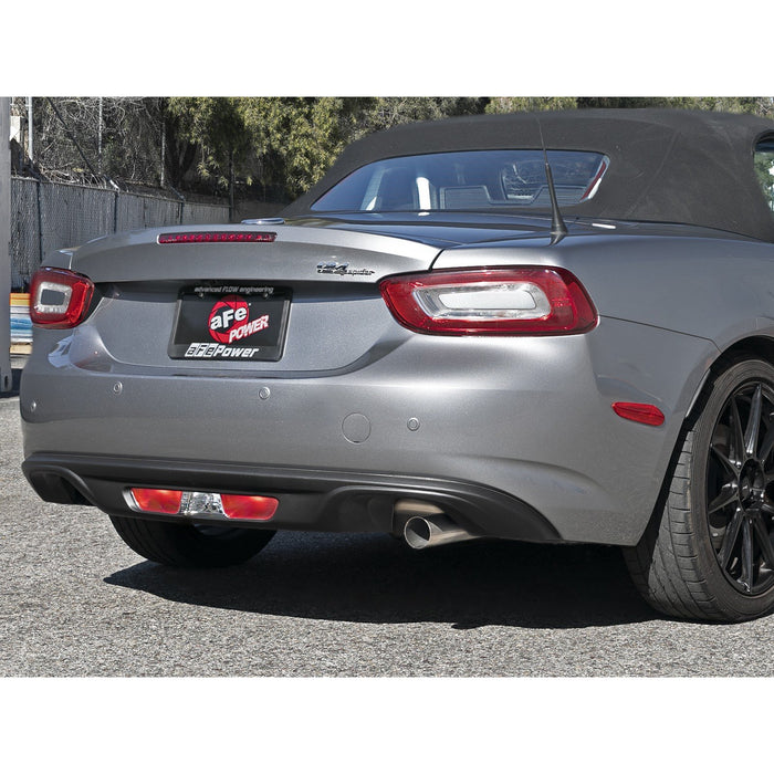 aFe Power Mach Force-Xp 2-1/2 IN 304 Stainless Steel Axle-Back Exhaust System FIAT 124 Spider 17-20 L4-1.4L (t)