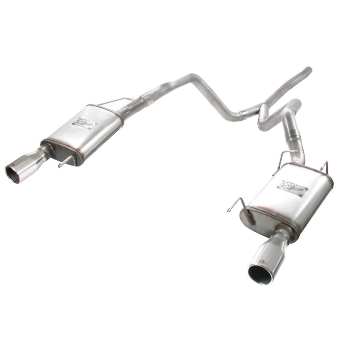 aFe Power Mach Force-Xp 2-1/2in 409 Stainless Steel Cat-Back Exhaust System Ford Mustang 05-09 V6-4.0L