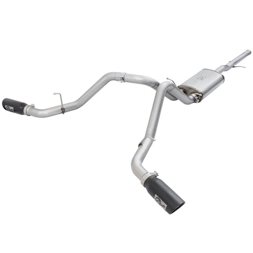 aFe Power Mach Force-Xp 3 IN 409 Stainless Steel Cat-Back Exhaust System w/Black Tip GM Silverado/Sierra 1500 09-18 / Silverado LD/Sierra Limited 2019 V6-4.3/V8-4.8/5.3L