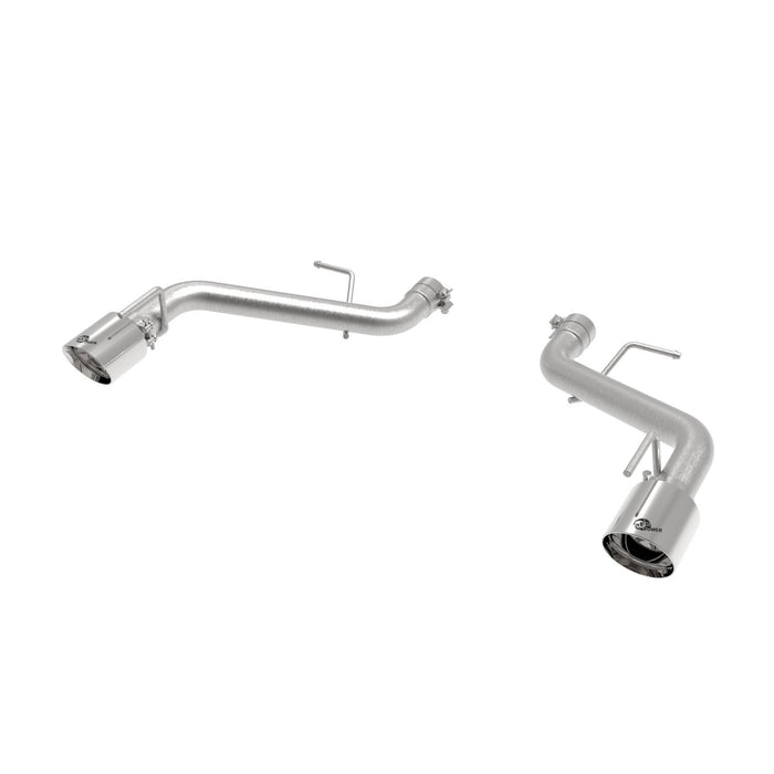 aFe Power Mach Force-Xp 2-1/2 IN 409 Stainless Steel Axle-Back Exhaust System Black Chevrolet Camaro SS 16-20 V8-6.2L