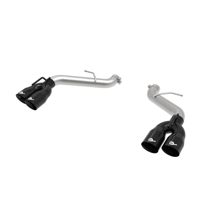 aFe Power Mach Force-Xp 2-1/2 IN 409 Stainless Steel Axle-Back Exhaust System Black Chevrolet Camaro SS 16-20 V8-6.2L