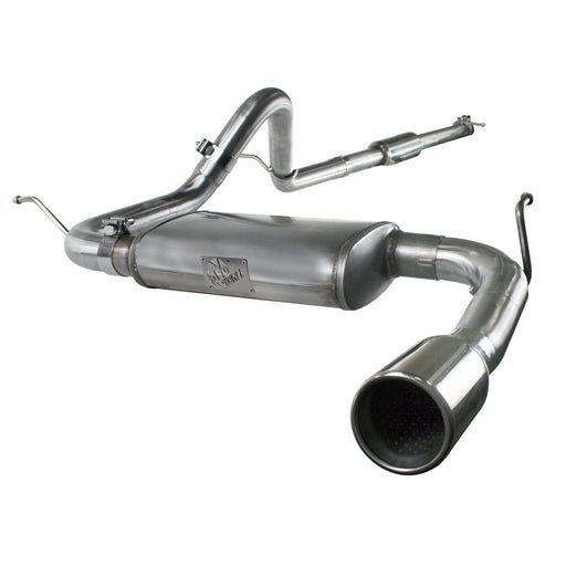 aFe Power Mach Force-Xp 2-1/2in 409 Stainless Steel Cat-Back Exhaust System Jeep Wrangler (JK) 07-11 V6-3.8L